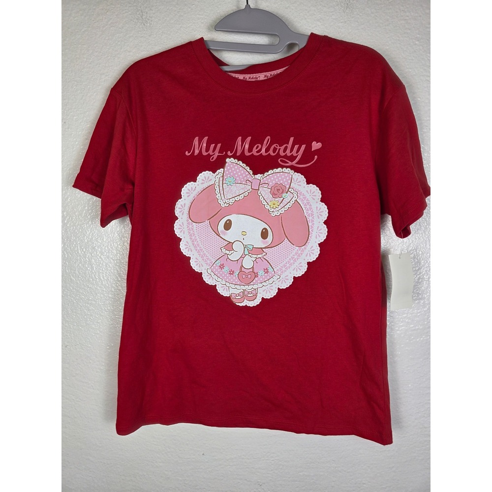 Sanrio My Melody Red‎ Graphic T-Shirt Kids XL Hybrid Apparel